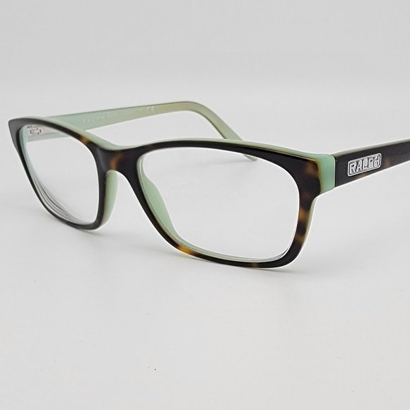 Ralph Lauren RA7039 601 Havana on Aquamarine Eyeglasses Frame w/ Flexhinge 51mm - Picture 1 of 12